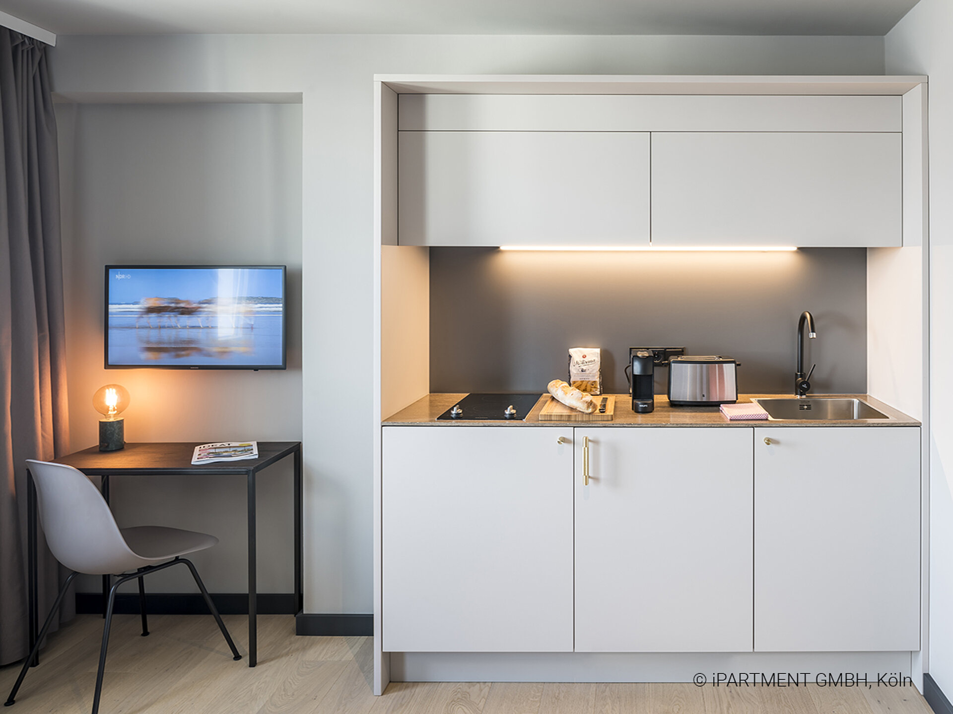 Kompletteinrichtung für Serviced Apartments, Boarding Haus und Hotel.